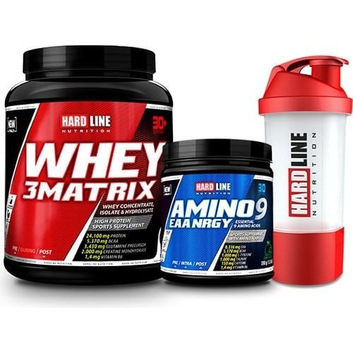 Hardline Nutrition Whey3 Matrix 908 gr Çikolata + Amino9