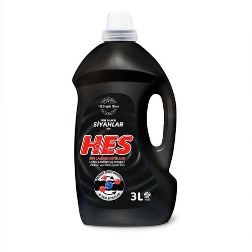 Hes Sıvı Çamaşır Deterjanı Siyahlar 3 Lt
