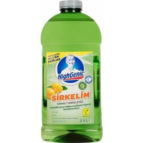 HIGHGENIC SIRKELIM TEMIZLEYICI ORG.LIMONLU SPREY 1000 ML