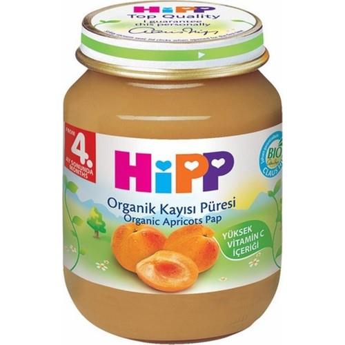 Hipp Organik Kayısı Püresi 125 gr 0-6 Ay Bebekler İçin Tamamen Doğal Meyve Maması