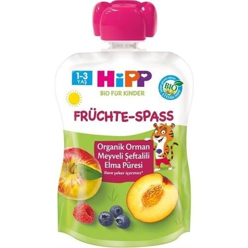 Hipp Organik Orman Meyveli Şeftalili Elma Püresi 100 gr