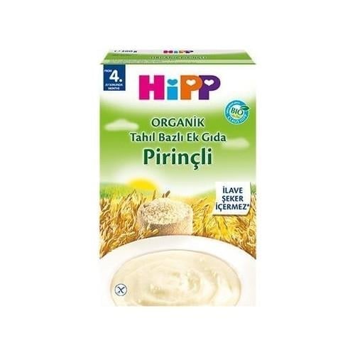 HiPP Organik Pirinçli Kaşık Maması 200 gr 0-6 Ay Tahıllı Yüksek B1 Vitamini İlave Şekersiz Hırvatistan Menşeli
