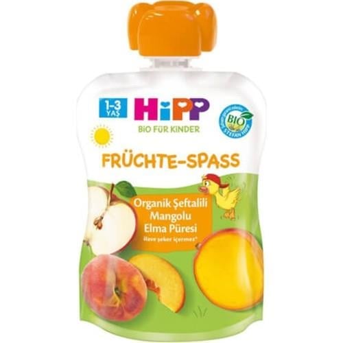 Hipp Organik Şeftalili Mangolu Elma Püresi 100 gr