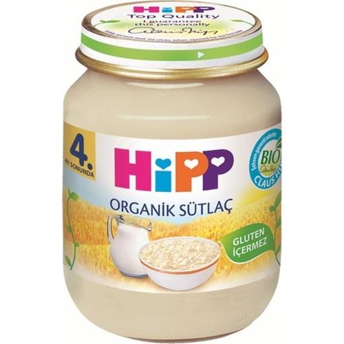 Hipp Organik Sütlaç 125 gr 0-6 Ay Bebekler İçin Gluten İçermeyen Kavanoz Maması