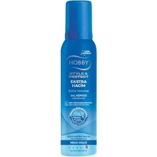 Hobby Ekstra Hacim Saç Köpüğü 150 ml Saçları Güçlendiren Etkili Formül