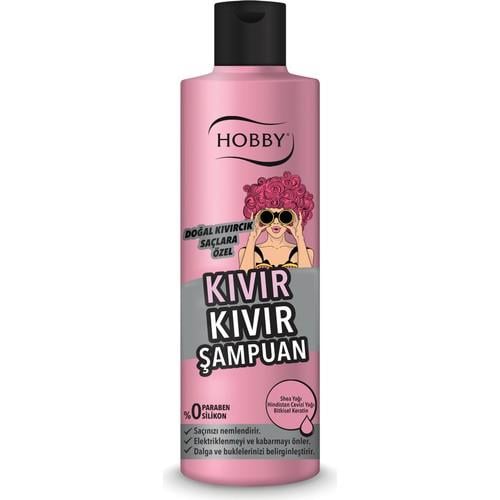 Hobby Kıvırcık Şampuan 250 ml Tüm Saç Tipleri için Elektriklenmeyi Önleyici