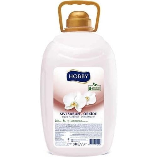 Hobby Orkide Sıvı Sabun 3000 ml Gül Kokulu Yumuşak Formül ile Cilt Bakımı