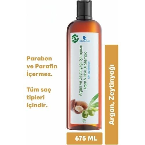 Hunca Care Argan ve Zeytinyağlı Şampuan 675 ml