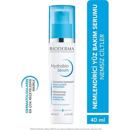 Hydrabio Hyalüronik Asit ve Niasinamid İçeren Yoğun Nemlendirici Serum Kuru Ciltler 40 ml
