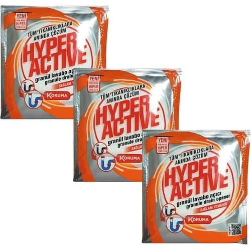 Hyper Lavabo Açıcı Granül 3 x 70 gr