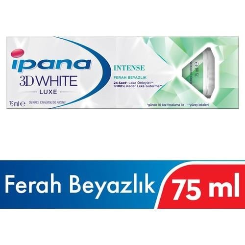 İpana 3 Boyutlu Beyazlık Luxe Diş Macunu Intense 75 ml