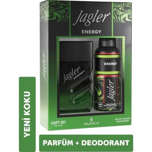 Jagler Energy Erkek Parfüm Seti (90 Ml Edt + 150 Ml Deodorant)