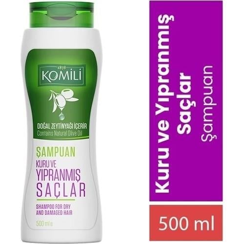Komili Kuru ve Yıpranmış Saçlar Için Temel Bakım Şampuanı 500 ml