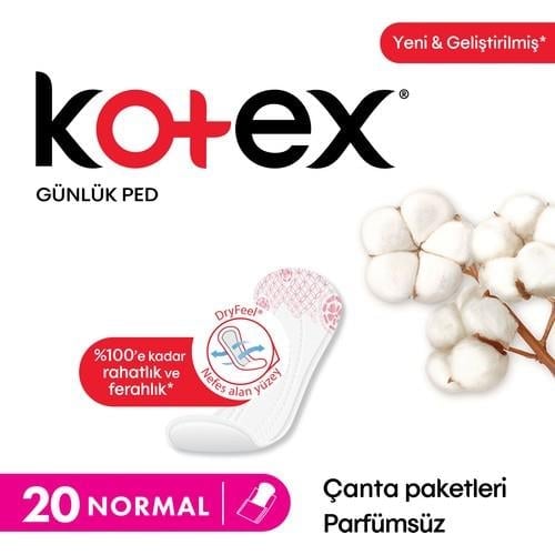 Kotex Anydays Normal Ped 20'li