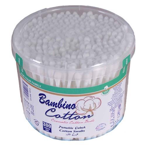 Kulak Temizleme Çubuğu Bambino Cotton 300LÜ