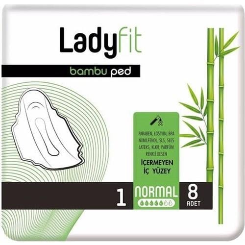 Ladyfit Bamboo Pad 1 Normal 8 Li