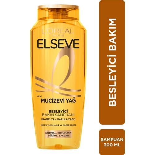 L'Oréal Paris Elseve Mucizevi Yağ Besleyici Bakım Şampuanı 300 ml