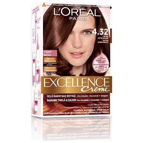 L'Oréal Paris Excellence 4-32 Altın Kahvesi Saç Boyası