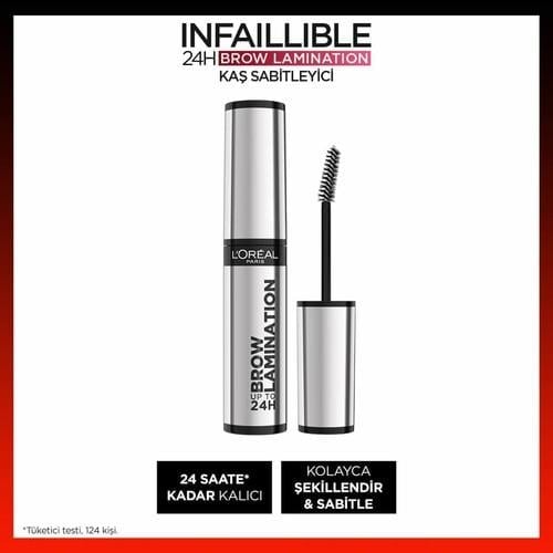 L'oréal Paris Infaillible 24H Brow Lamination Şeffaf Kaş Sabitleyici