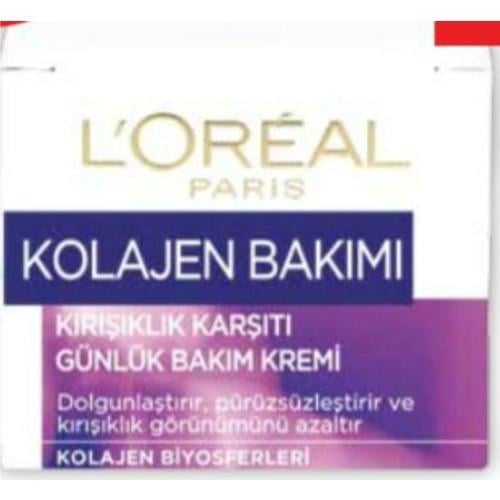 L'Oréal Paris Kırışıklık Karşıtı Kolajen Bakım Kremi 50 ml Tüm Cilt Tipleri İçin