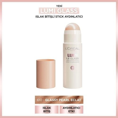 L'Oréal Paris Lumi Glass Islak Bitişli Stick Aydınlatıcı - 610 Glassy Pearl Eclat