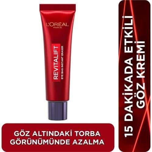 L'oréal Paris Revitalift Lazer Eyebag Instant Eraser Göz Altı Torba Görünümüne Karşı Etkili Göz Kremi 15ML