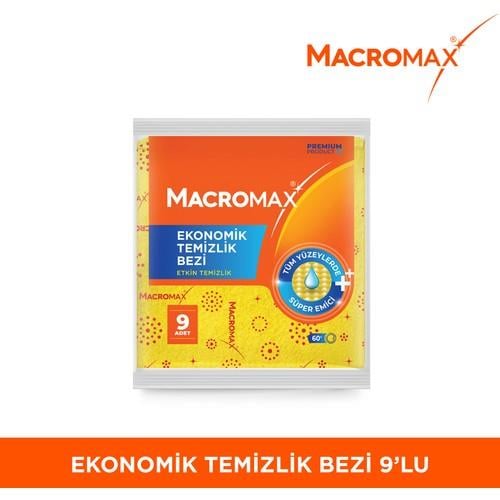 Macromax Ekonomik Temizlik Bezi 9'lu