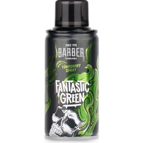 Marmara Barber Yeşil Geçici Renkli Saç Spreyi 150 ml – Doğal Yapıyı Korur, Hızlı ve Pratik Uygulama Sağlar