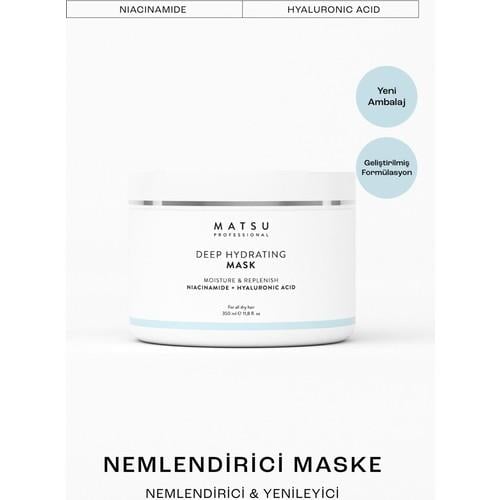 Matsu Deep Hydrating Kuru Saçlar Için Yoğun Nem Maskesi 350 ml