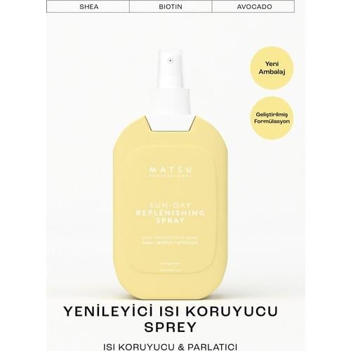 Matsu Sun Day Isıya Karşı Koruyucu Replenishing Saç Bakım Spreyi 200 Ml