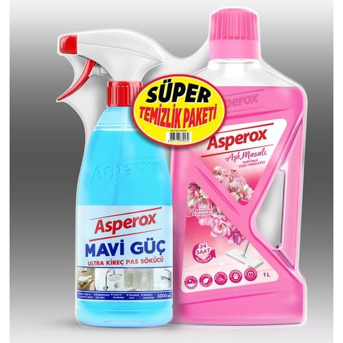 Mavi Güç 1 Lt + Yüzey Temizleyici Aşk Masalı Manolya & Frezya 1 Lt