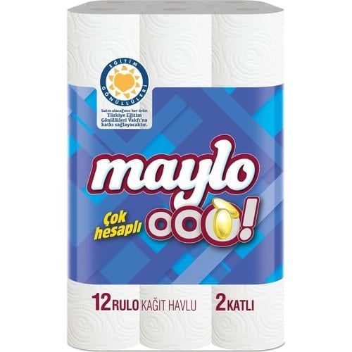 Maylo Ooo! Havlu 12'li (2 Katlı)