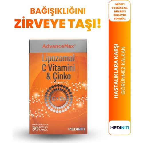 Mediniti Advancemax Beauty Lıpozomal Hyaluronik Asıt Keratin Bıotın Cınko 30 Kapsül