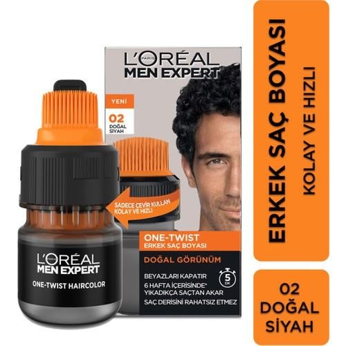 Men Expert One-Twist Erkek Saç Boyası Siyah 02