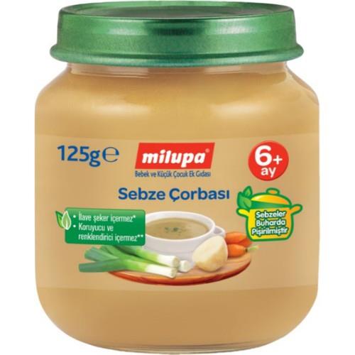 Milupa Sebze Çorbası 125 g 6+ Ay Bebekler İçin Doğal İçerik