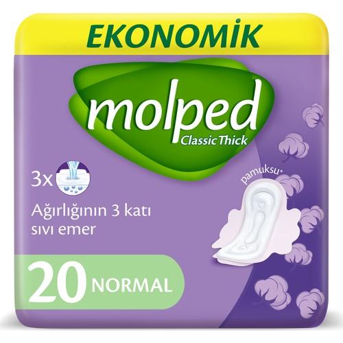 Molped Kalın Ped Klasik Normal Ekonomik 20 Adet