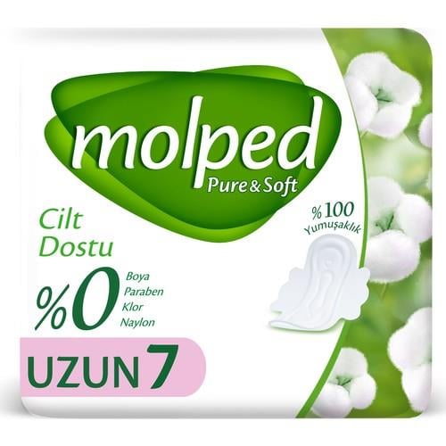 Molped Pure&Soft Hijyenik Ped Uzun 7 Adet