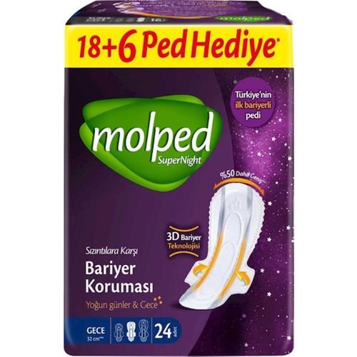 Molped Süper Night Gece 24 'lü
