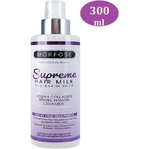 Morfose Supreme Saç Bakım Sütü 300 ML Onarıcı Formül ile Günlük Kullanıma Uygun Saç Losyonu