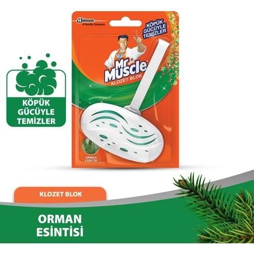Mr Muscle Klozet Blok Orman Esintisi Tuvalet Temizleyici