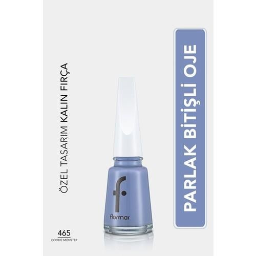 Nail Enamel Yoğun Renk Veren Uzun Süre Kalıcı Parlak Oje (465 Cookie Monster) 8682536036191