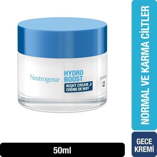 Neutrogena Hydro Boost Gece Kremi 50 ml Normal ve Karma Ciltler İçin Derin Nemlendirme