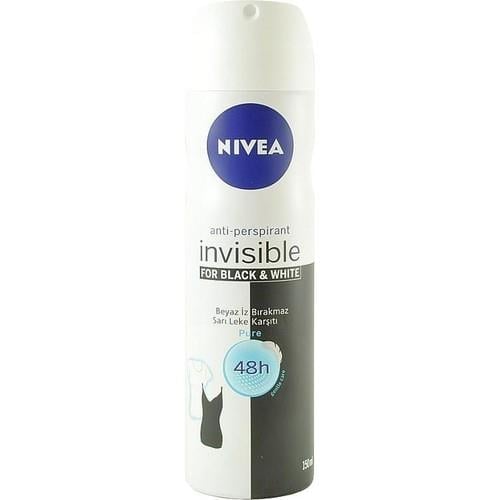 Nive Sprey Deodorant Invisible for Black & White Pure 150 ml