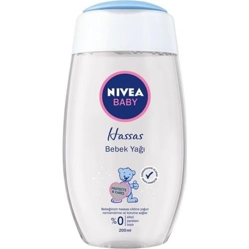 Nivea Baby Bebek Yağı Hassas Ciltler İçin Koruma 200 ml Alkol ve Paraben İçermez