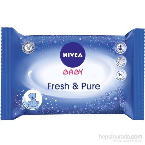 Nivea Baby Fresh & Pure Islak Temizleme Mendili Tekli / 63 Yaprak