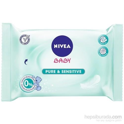 Nivea Baby Islak Mendil Pure Sensitive 63'lü