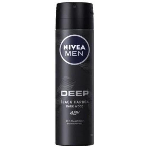Nivea Deo Men Deep Black Carbon Darkwood 150 ml 48H