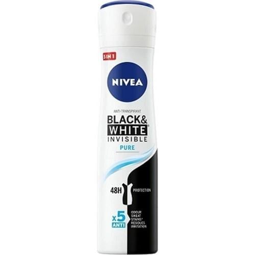 Nivea Deo Sprey Invisible B&w Pure 150 ml Kadın