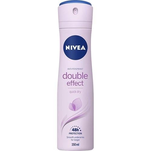 Nivea Double Effect Avokado Özlü Kadın Sprey Deodorant 150 ml – 48 Saat Koruma, Alkol İçermeyen Cilt Dostu Formül