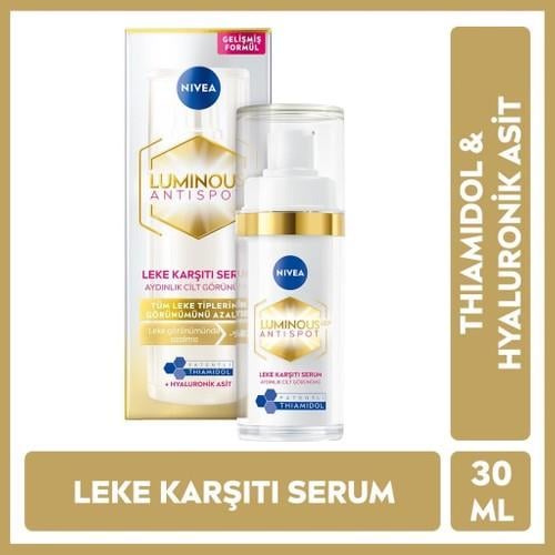 NIVEA Luminous630 Thiamidol Etkili Leke Karşıtı Cilt Serumu 30ml, Hyaluronik Asit, Cilt Tonu Eşitleyici